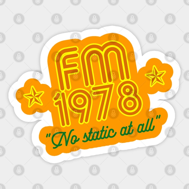 Steely Dan - FM - No static at all Sticker by hauntedjack